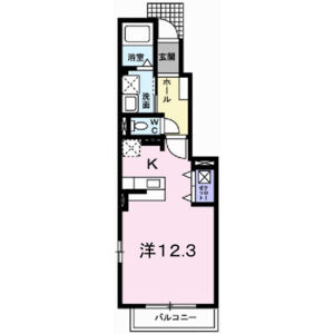 ワンルーム 間取り図