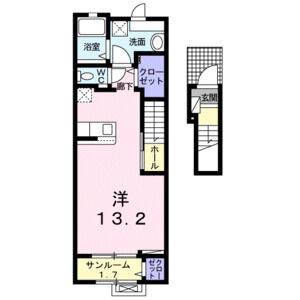 ワンルーム 間取り図