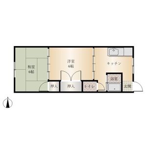 2K 間取り図