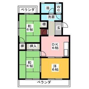 3DK 間取り図