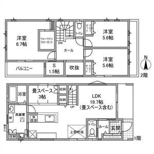 3LDK 間取り図