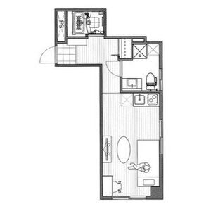 ワンルーム 間取り図