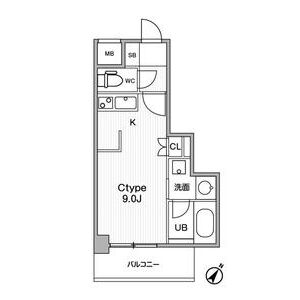 ワンルーム 間取り図