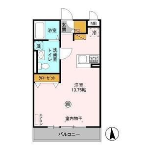 ワンルーム 間取り図