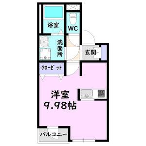 ワンルーム 間取り図
