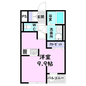 ワンルーム 間取り図