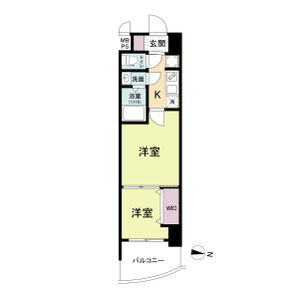2K 間取り図