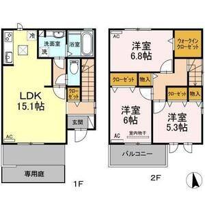 3LDK 間取り図