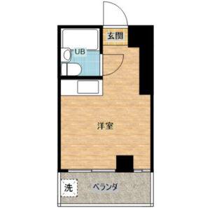 ワンルーム 間取り図