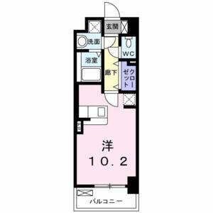 ワンルーム 間取り図