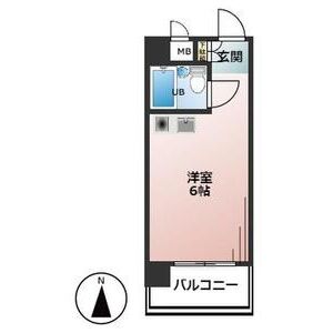 ワンルーム 間取り図
