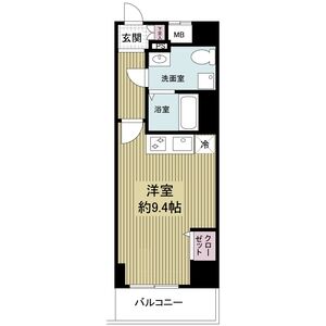 ワンルーム 間取り図