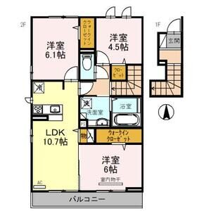 3LDK 間取り図