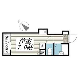 ワンルーム 間取り図