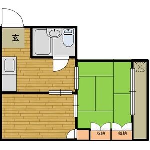 2K 間取り図
