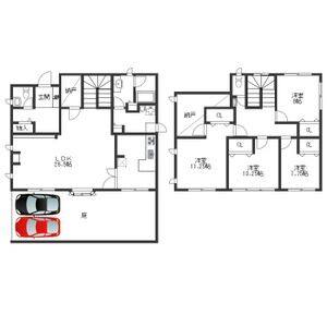 4LDK 間取り図