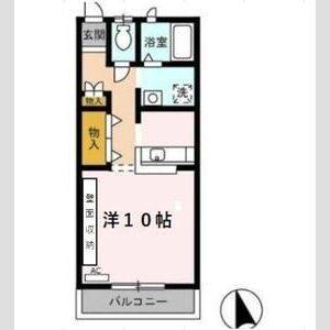 ワンルーム 間取り図
