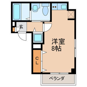 ワンルーム 間取り図