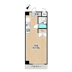 ワンルーム 間取り図