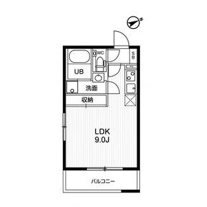 ワンルーム 間取り図