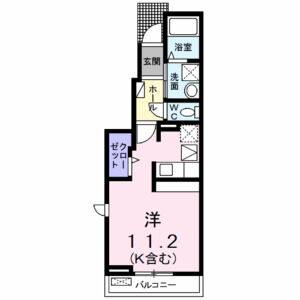 ワンルーム 間取り図