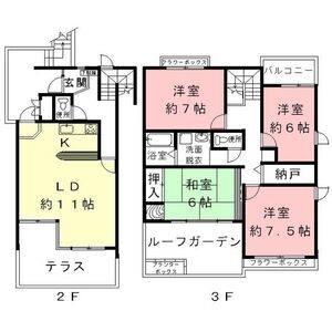 4LDK 間取り図
