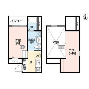 ワンルーム 間取り図