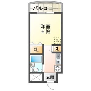 ワンルーム 間取り図