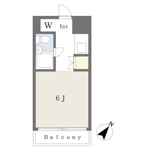 ワンルーム 間取り図