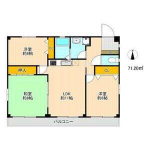 3LDK 間取り図