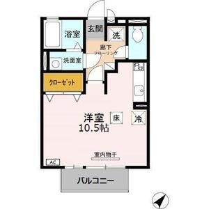 ワンルーム 間取り図