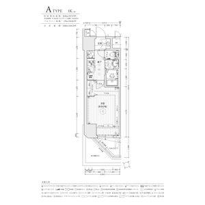 1DK 間取り図