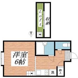 ワンルーム 間取り図