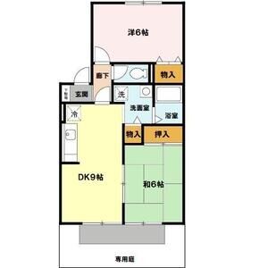 2DK 間取り図