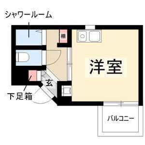 ワンルーム 間取り図