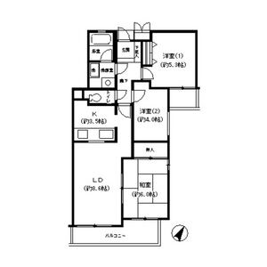 3LDK 間取り図