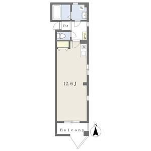 ワンルーム 間取り図