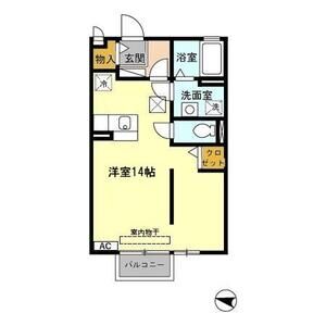 ワンルーム 間取り図