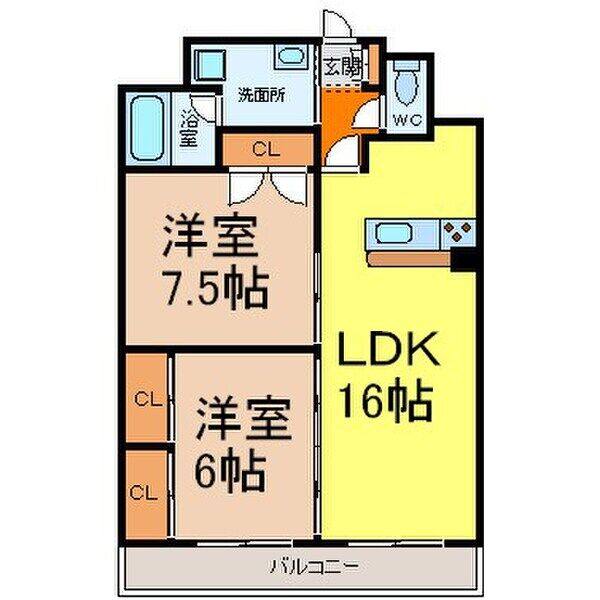 ゴールドハイツ渡辺 ㈲かもめ 室内写真1
