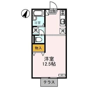 ワンルーム 間取り図
