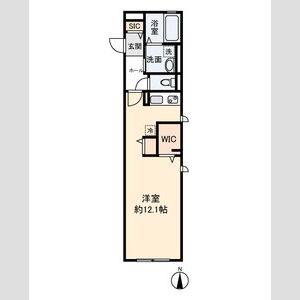 ワンルーム 間取り図