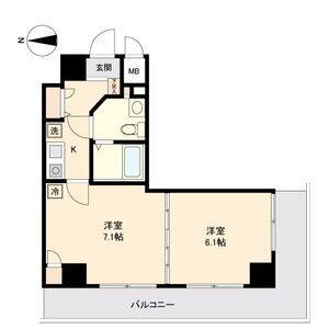 2K 間取り図
