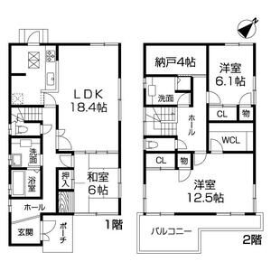 3LDK 間取り図