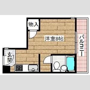 ワンルーム 間取り図