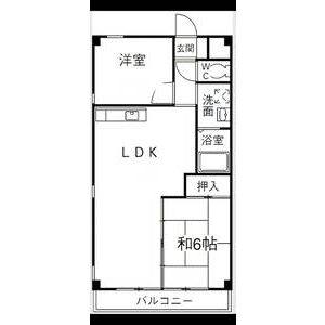 3DK 間取り図