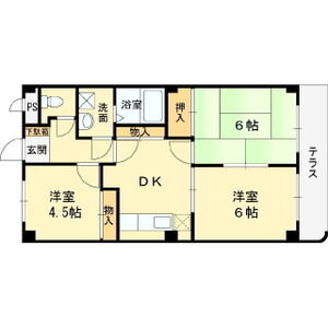 3DK 間取り図
