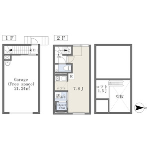 ワンルーム 間取り図