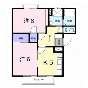 2K 間取り図