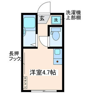ワンルーム 間取り図