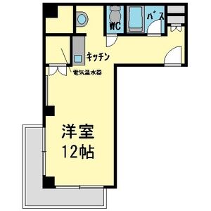 ワンルーム 間取り図